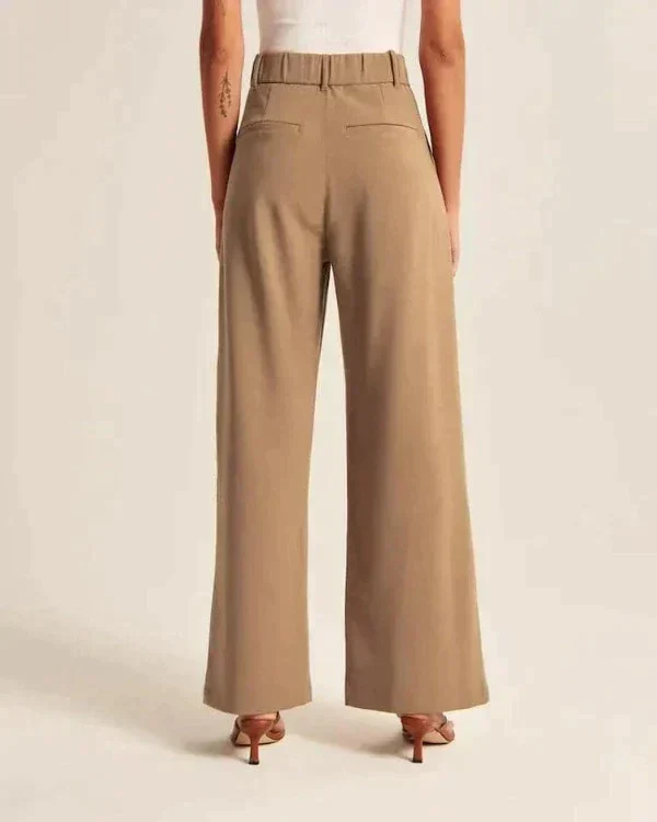 Damen Pantalon | Weite Beine mit hoher Taille