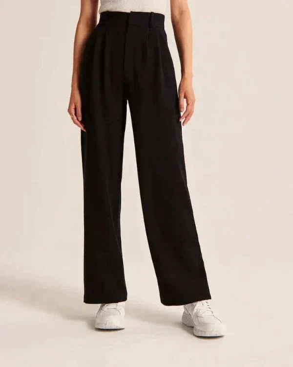 Damen Pantalon | Weite Beine mit hoher Taille
