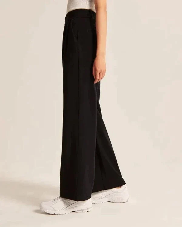 Damen Pantalon | Weite Beine mit hoher Taille