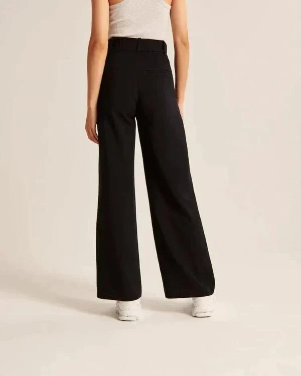 Damen Pantalon | Weite Beine mit hoher Taille