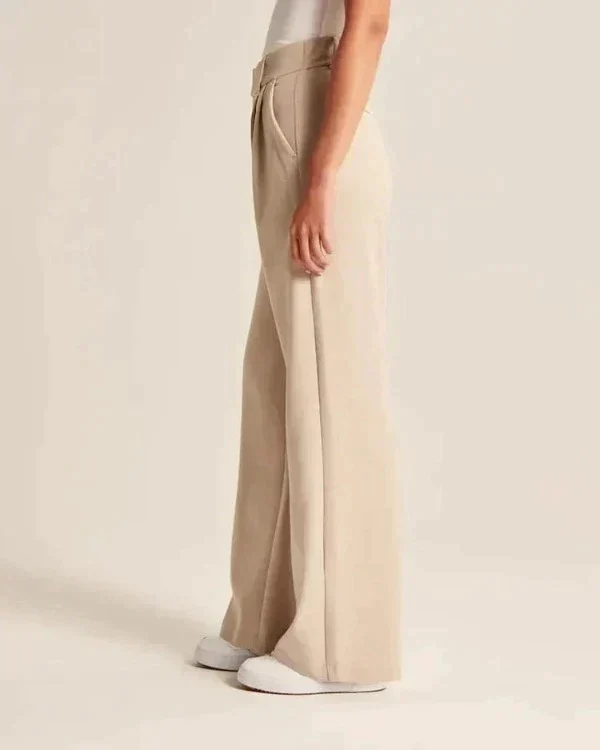 Damen Pantalon | Weite Beine mit hoher Taille