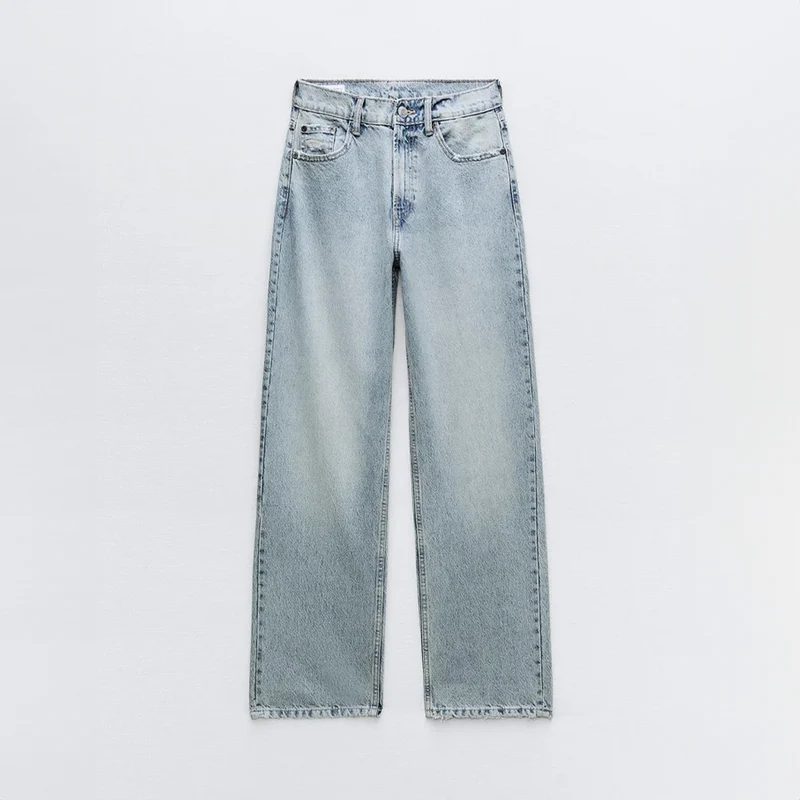 Damen Jeans | Ausführung mit strukturierten Oberflächenelementen