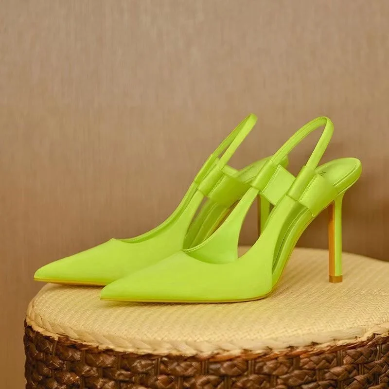 Damen Pumps | Slingback mit spitzer Zehenform