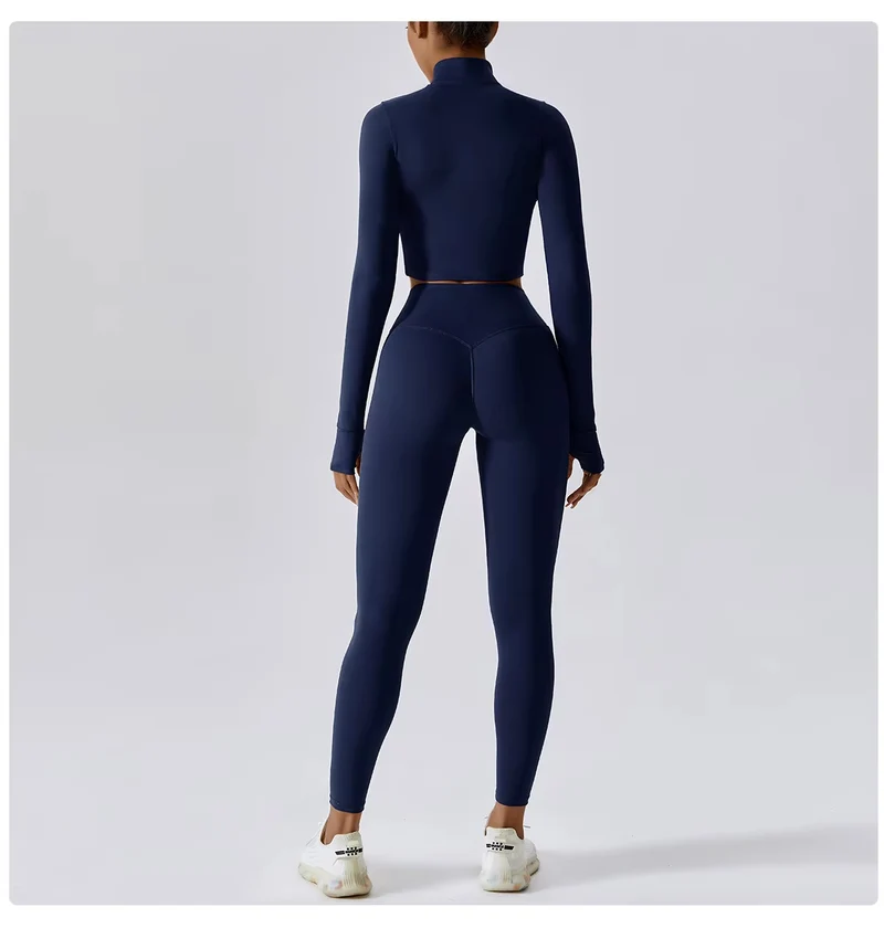 Damen Sportset | Dreiteilige Ausführung mit Weste, Oberteil und Hose
