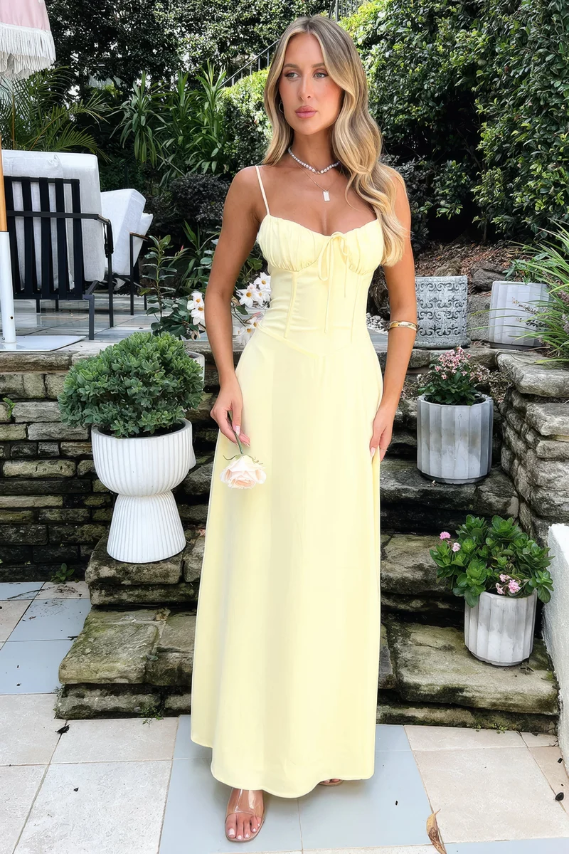 Damen Kleid | Ärmellose Ausführung in Maxi-Länge