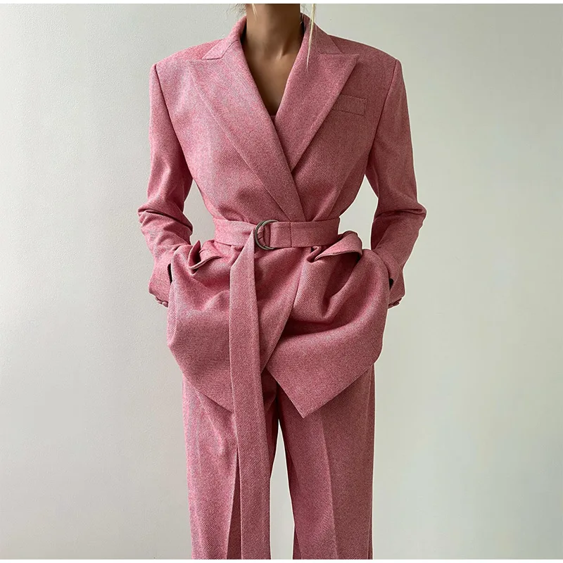 Damen Set | Blazer, Hose und Corset-Top im dreiteiligen Aufbau