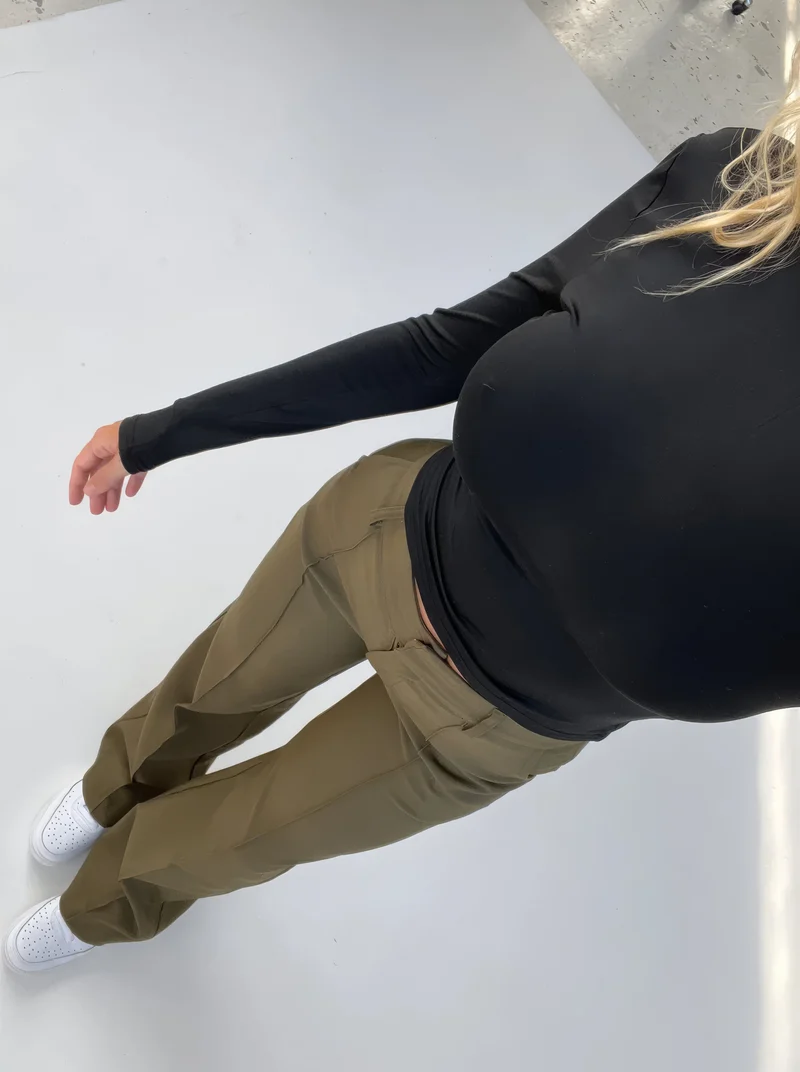 Damenhose | Hohe Taille mit geraden Beinen