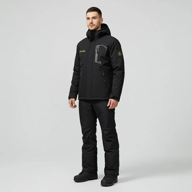 Herrenskiset | Ski-Jacke und Skihose-Kombination