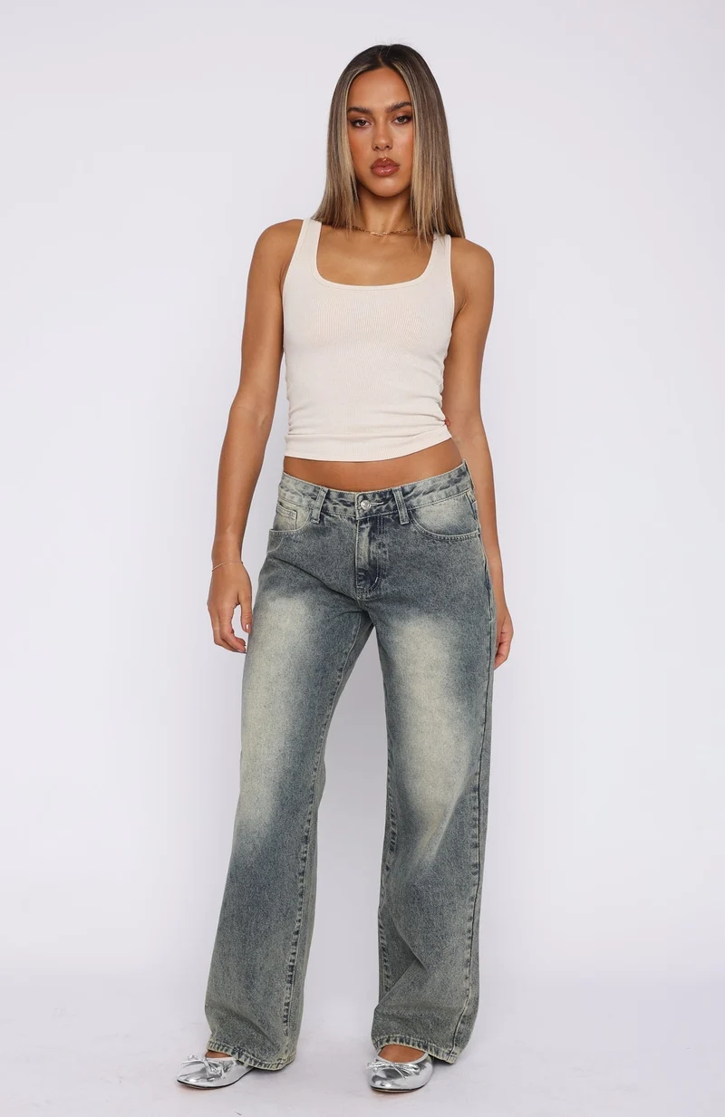 Lola | Damen Low Rise Hose – Tiefsitzende Hose Niedrige Taille Trend Sommer 2026