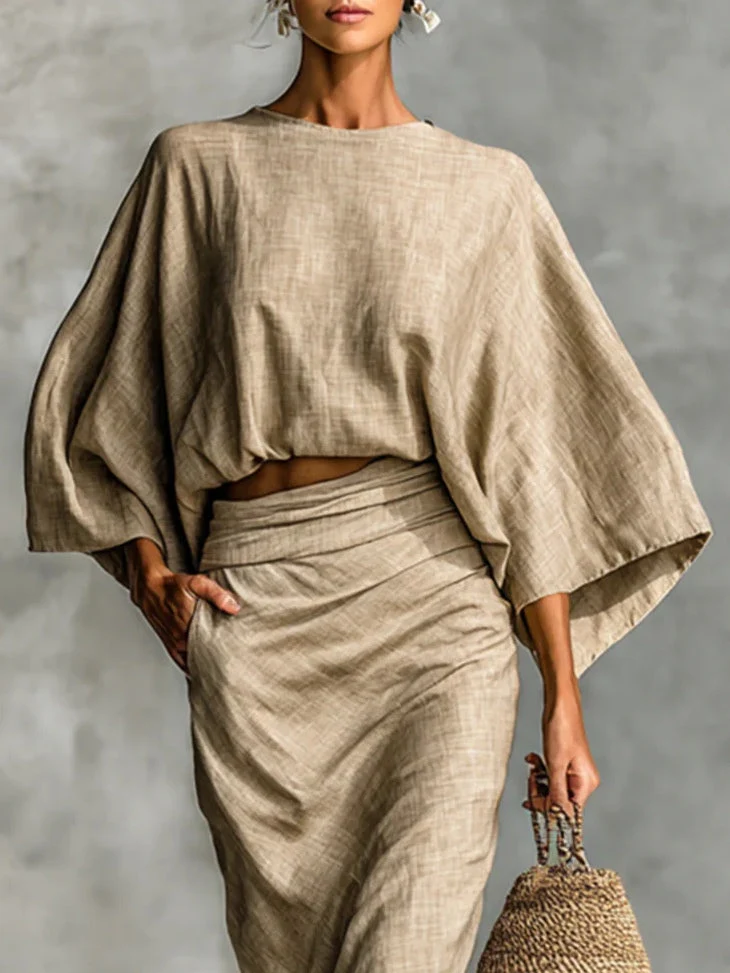 Julia | Damen Zweiteiliges Set mit Rock – Matching Set Top & Rock für Sommer 2026