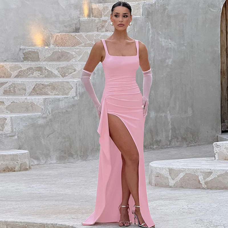 Marlene | Damen Elegantes Maxikleid Offener Rücken – Formelles Abendkleid Gala 2026