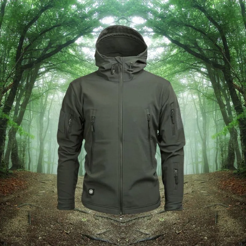Herren Outdoor Jacke | wasserdichte Ausführung mit gerader Form