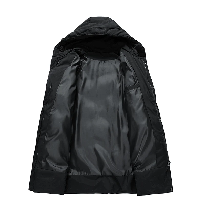 Herren Parka Jacke | wasserdichte Ausführung mit gerader Form
