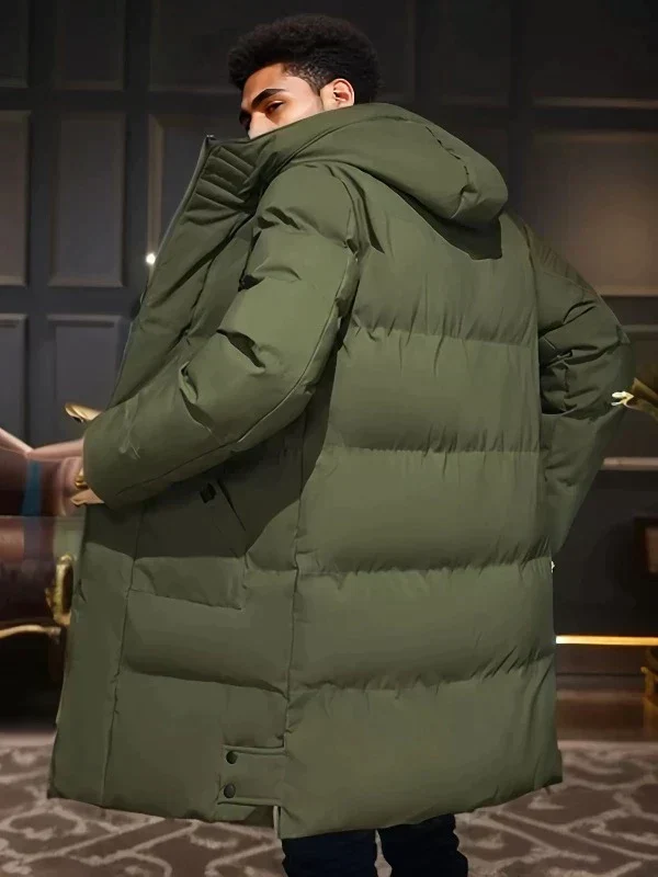 Herren Parka Jacke | wasserdichte Ausführung mit gerader Form