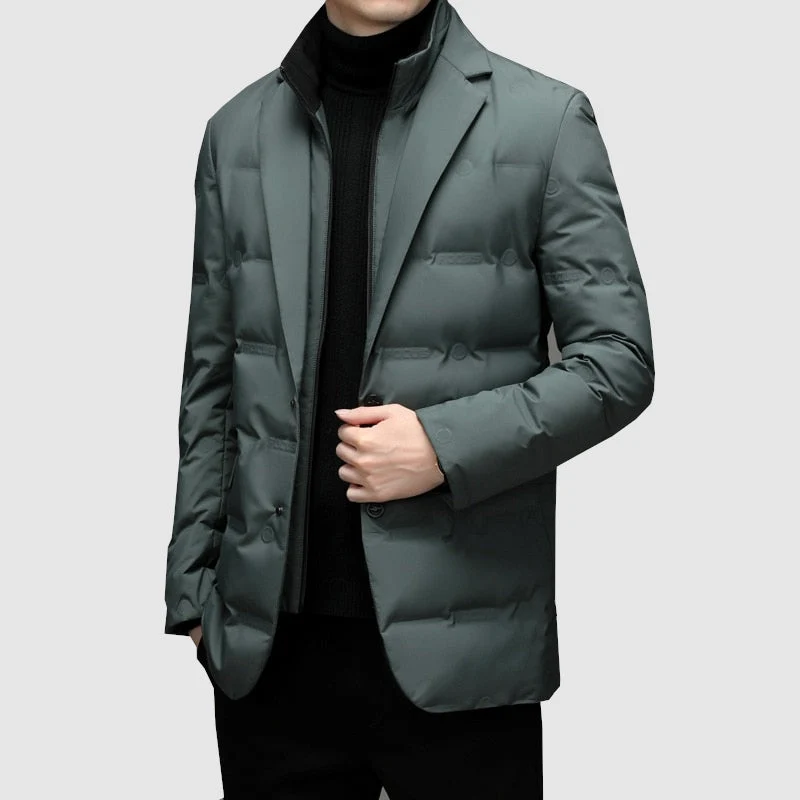 Herren Parka | funktionale Form mit durchgehendem Verschluss