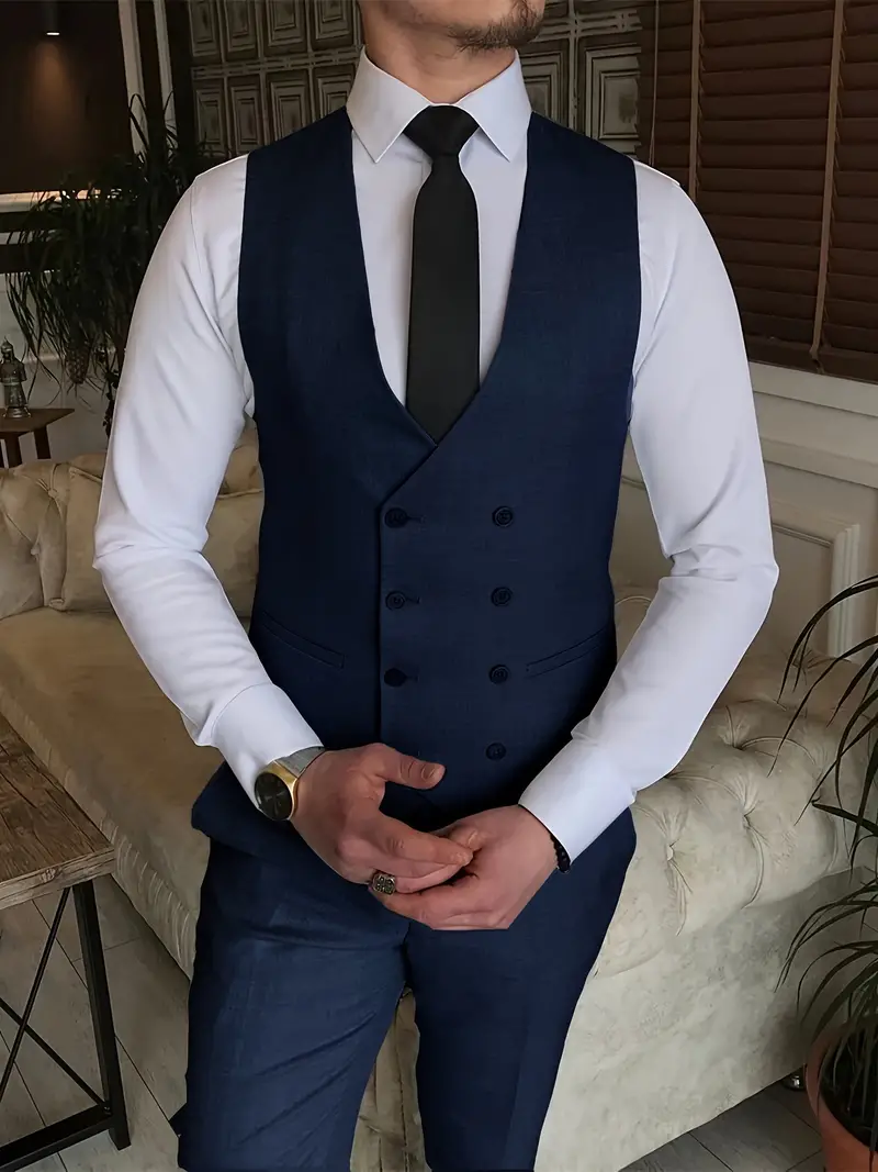 Herren Business-Set | Blazer, Weste und Hose in klarer Form