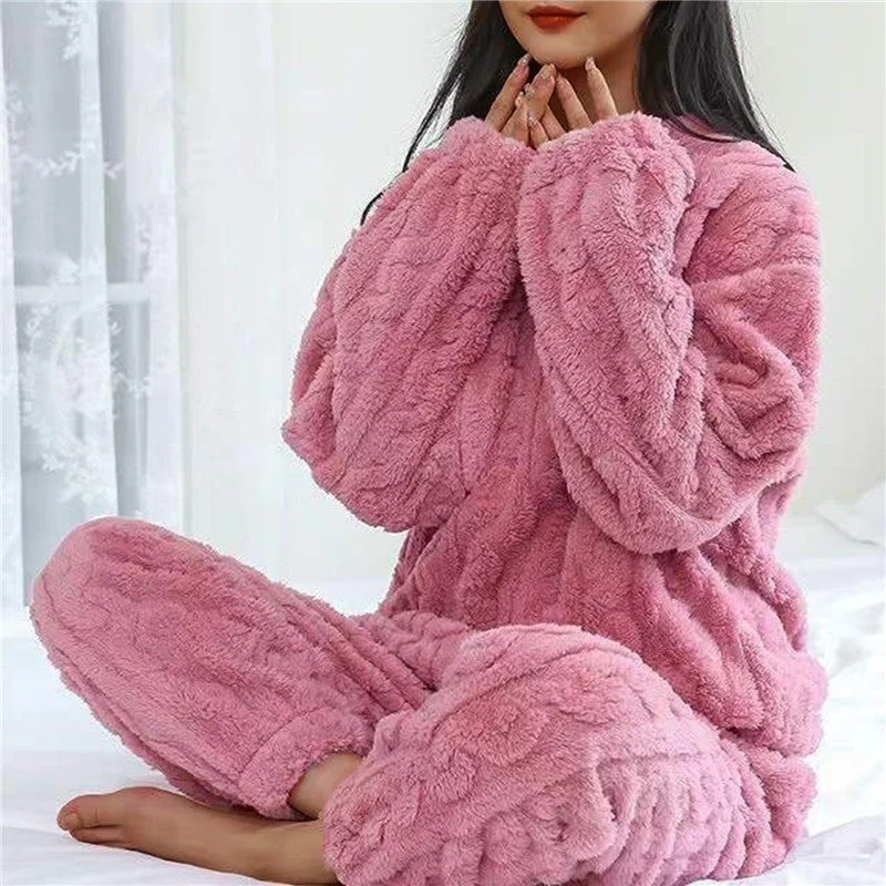 Damen Pyjama-Set | zweiteilig mit Oberteil und Hose