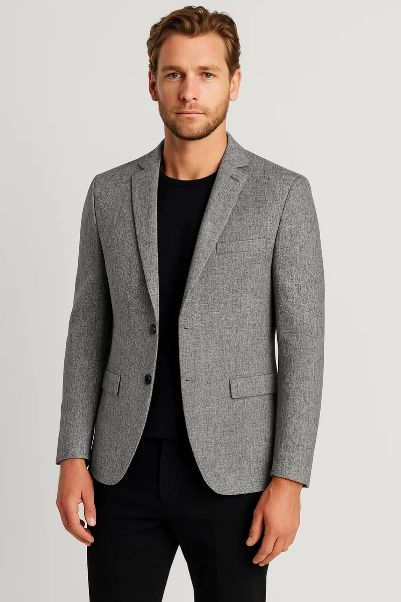 Herren Blazer | Slim-Fit mit Knopfleiste und klarer Silhouette