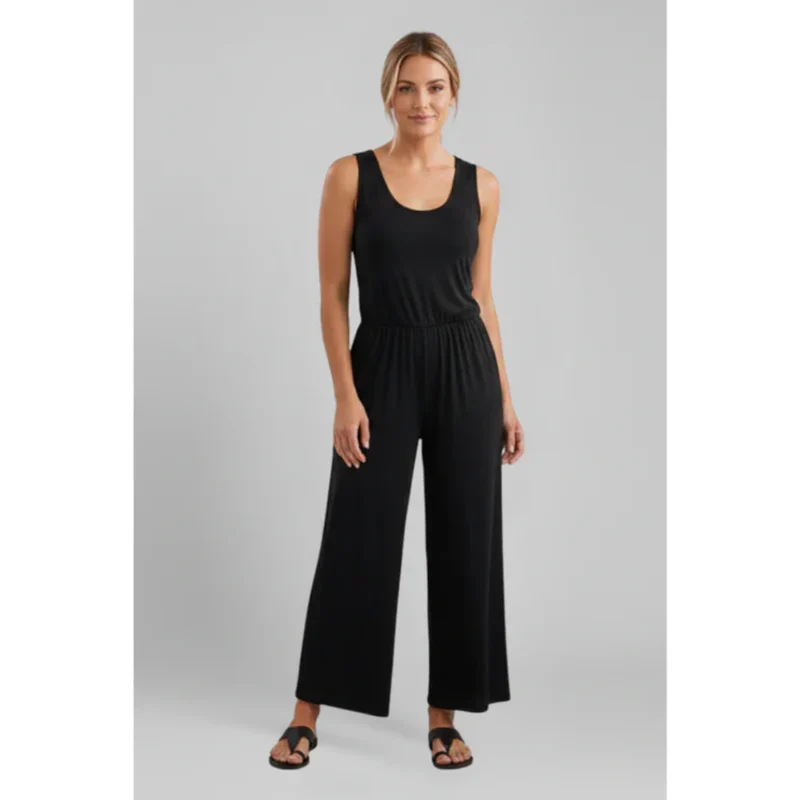 Beata | Damen Jumpsuit Elastischer Bund Alltag – Jumpsuit Komfort Alltag 2026