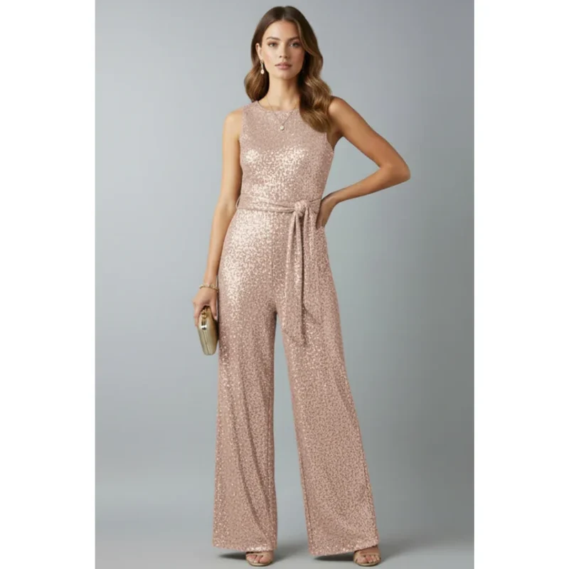 Bibi | Damen Jumpsuit Abend Pailletten – Pailletten Jumpsuit Glamour Abend 2026