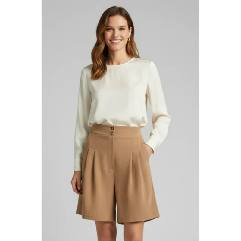 Feni | Damen Shorts Hohe Taille Strand – High Waist Shorts Strand Damen 2026