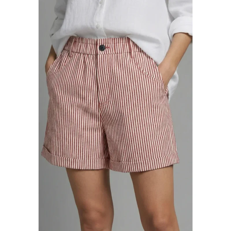 Svea | Damen Shorts Hohe Taille Sommer – High Waist Shorts Damen Sommer 2026