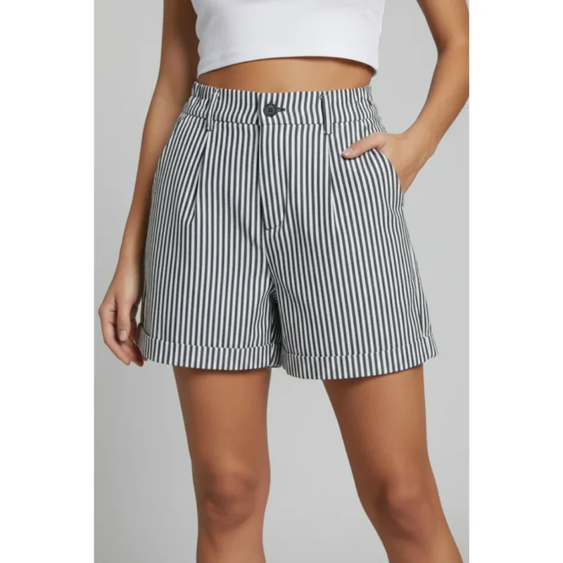 Svea | Damen Shorts Hohe Taille Sommer – High Waist Shorts Damen Sommer 2026