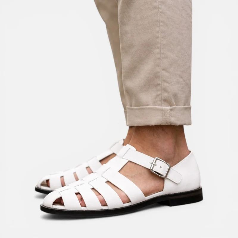 Robert | Herren Sandalen Riemen Schnalle – Komfort Herrensandalen für Urlaub 2026
