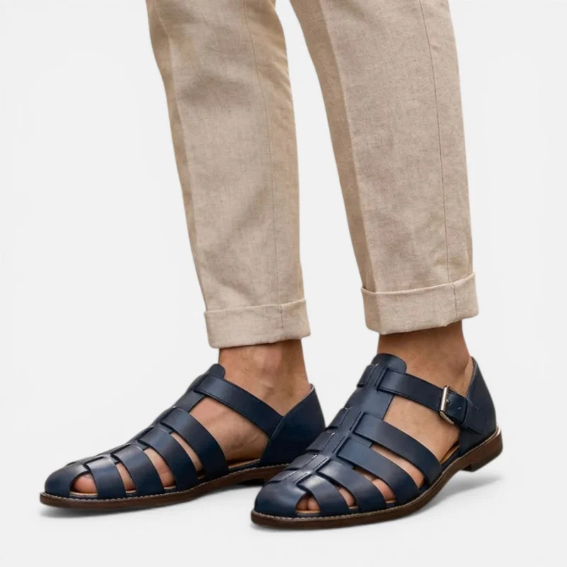 Robert | Herren Sandalen Riemen Schnalle – Komfort Herrensandalen für Urlaub 2026