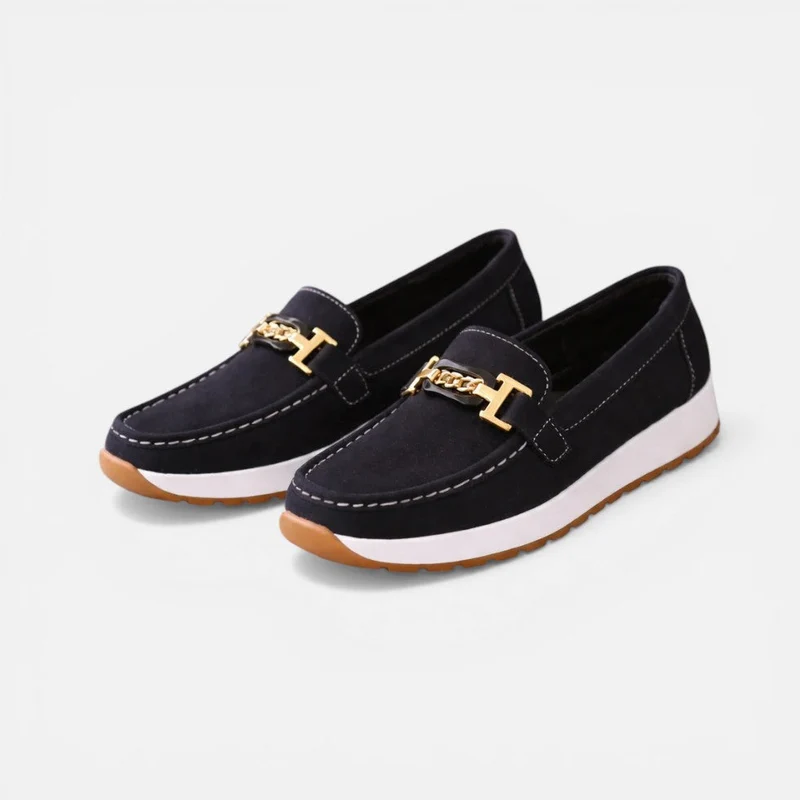 Petra | Damen Mokassin Slipper Zierdetail – Mokassins Flache Sohle Komfort 2026