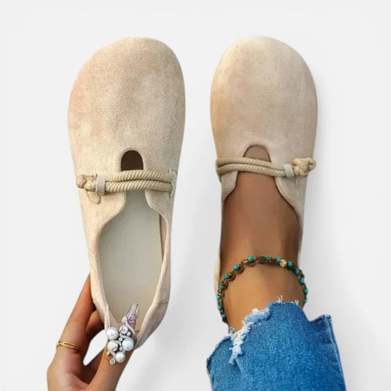 Helga | Damen Ballerinas Runde Form – Klassische Rundkappen Ballerinas Alltag 2026