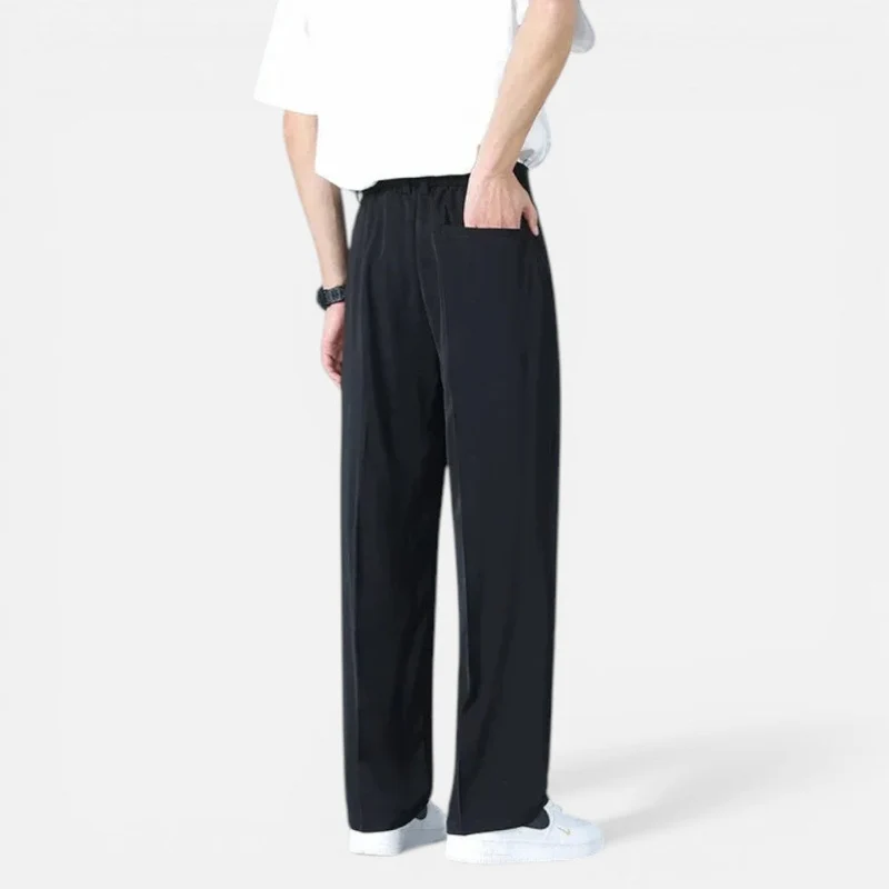 Michael | Herren Stoffhose Wide Leg Elastischer Bund – Weite Sommerhose Herren 2026
