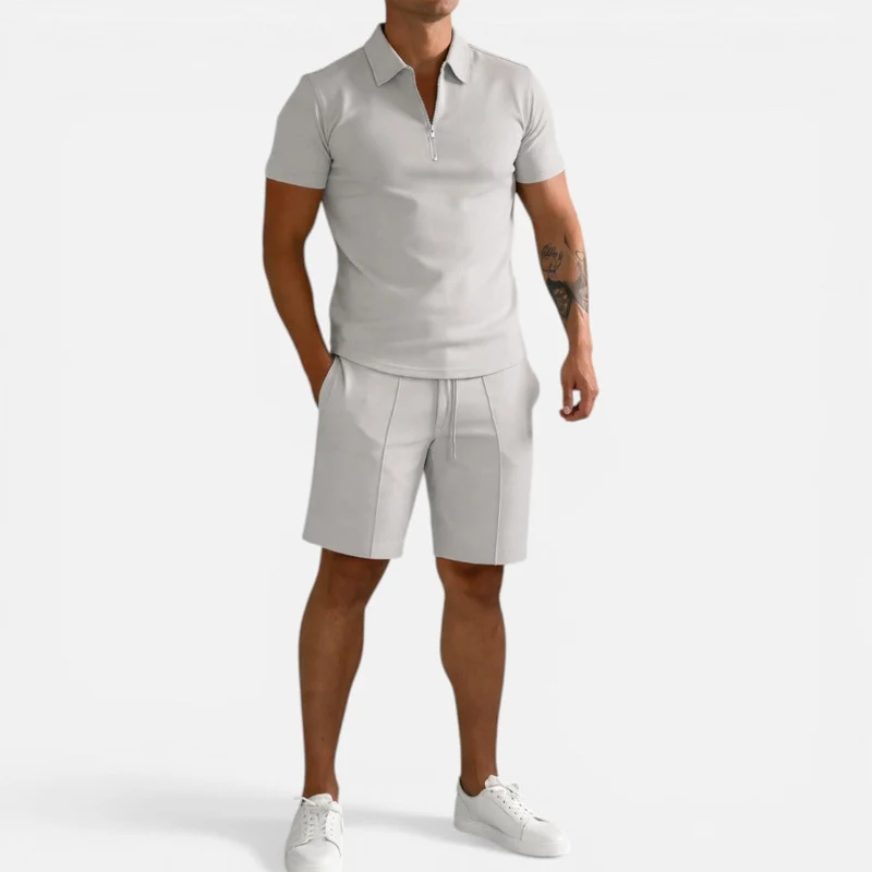 Klaus | Herren Polo Set Shorts – Zweiteiler Poloshirt Shorts Sommer 2026