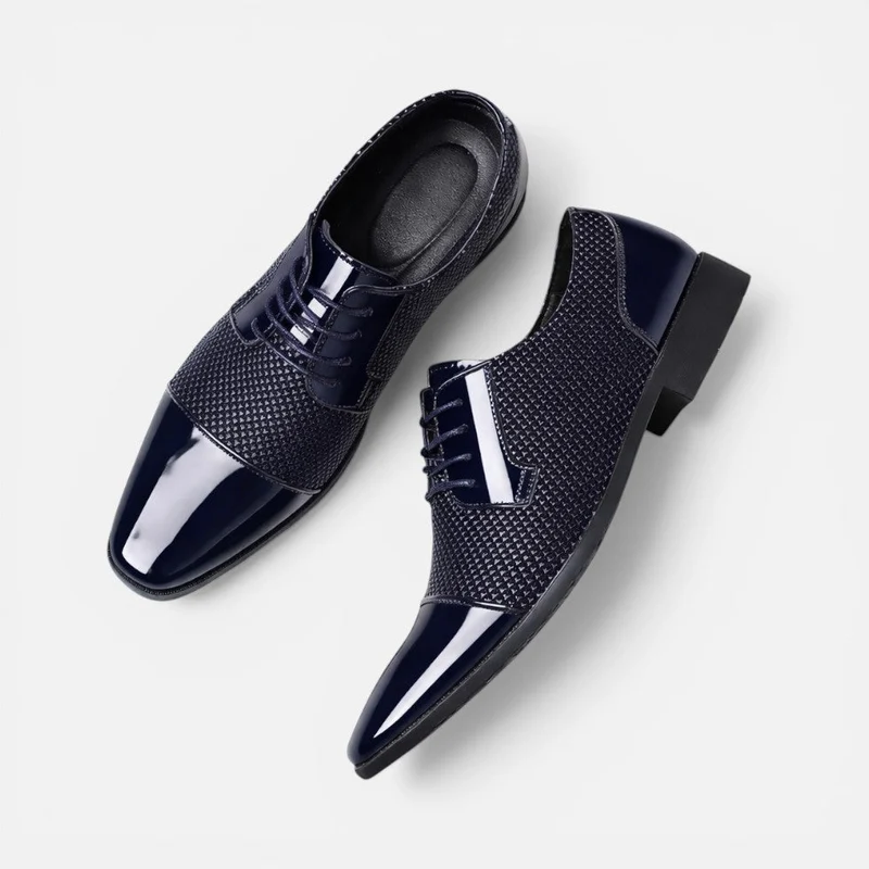 Jürgen | Herren Schnürschuhe Spitz Strukturiert – Elegante Schnürschuhe Business 2026