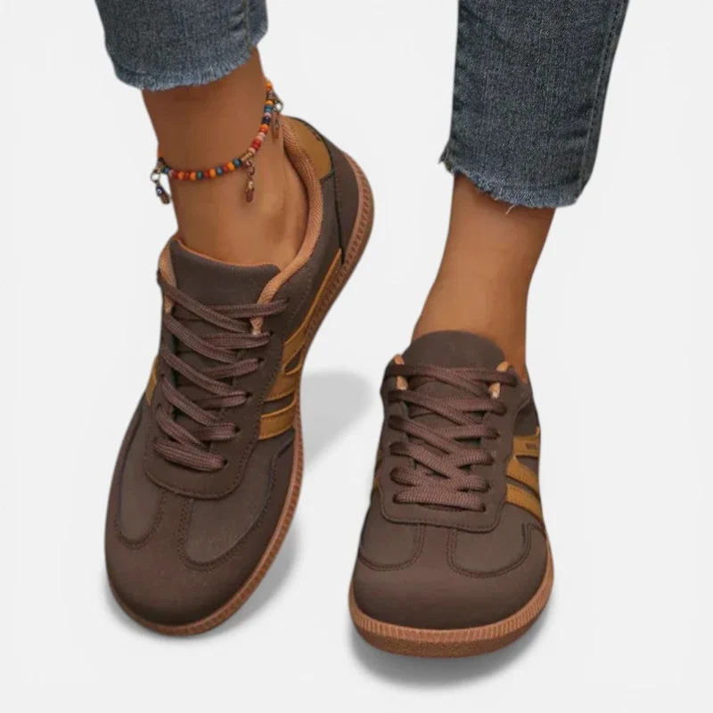 Ute | Damen Sneaker Leopardenmuster – Animal Print Sneakers Schnürung Sommer 2026