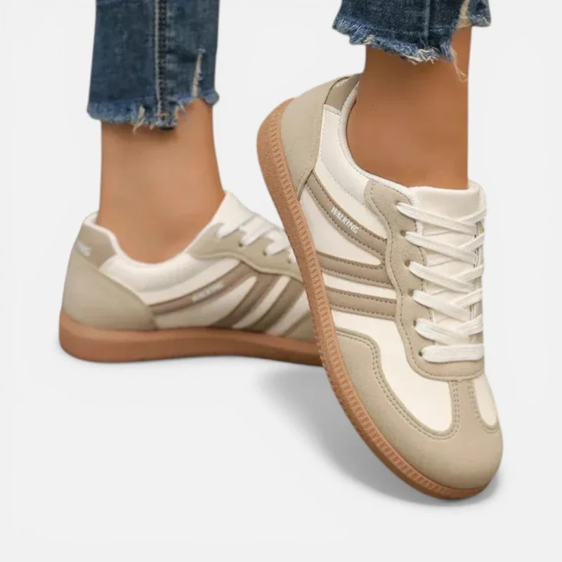 Ute | Damen Sneaker Leopardenmuster – Animal Print Sneakers Schnürung Sommer 2026
