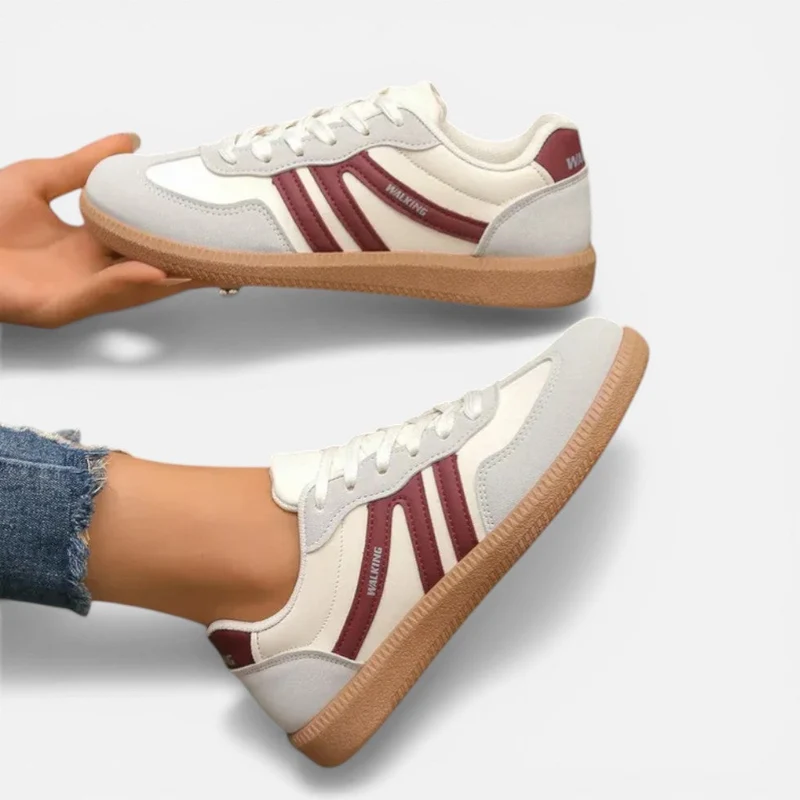 Ute | Damen Sneaker Leopardenmuster – Animal Print Sneakers Schnürung Sommer 2026