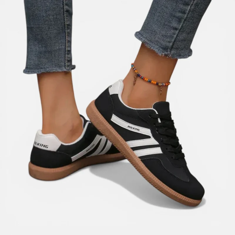 Ute | Damen Sneaker Leopardenmuster – Animal Print Sneakers Schnürung Sommer 2026