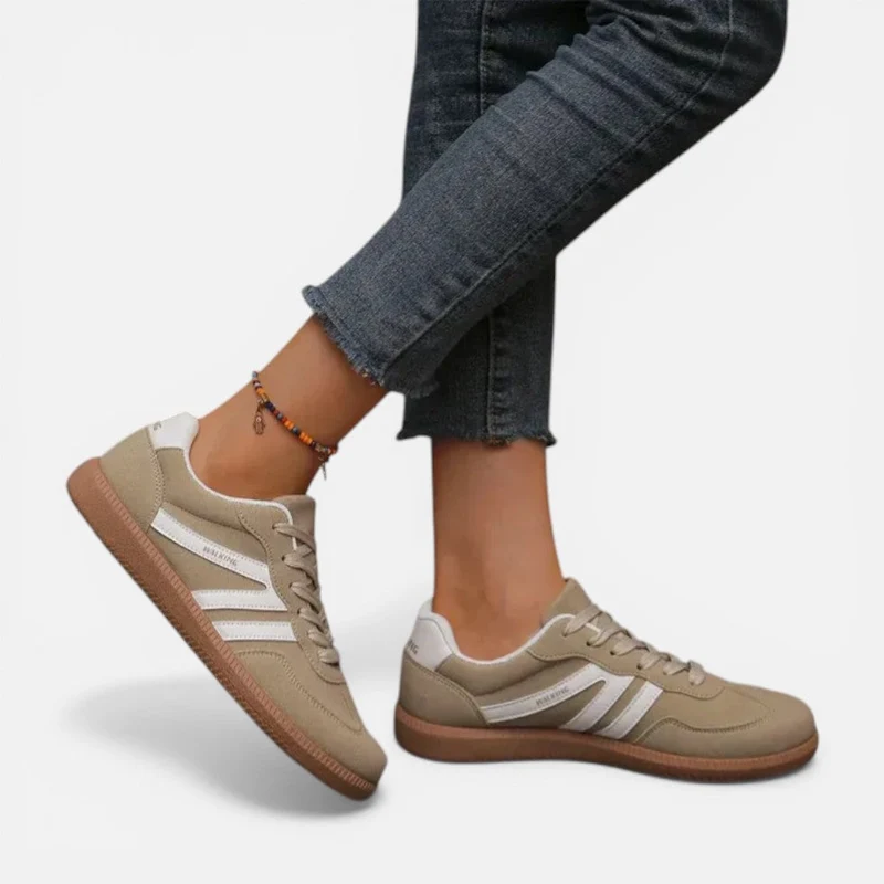 Ute | Damen Sneaker Leopardenmuster – Animal Print Sneakers Schnürung Sommer 2026
