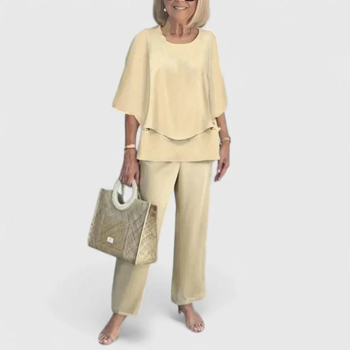 Marta | Damen Elegantes Zweiteiliges Set – Matching Set Zweiteiler für Büro & Hochzeit 2026