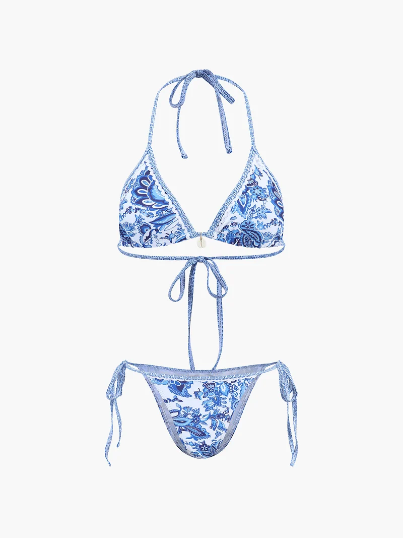 Damen Bikini Set | Halter-Oberteil und separate Unterseite