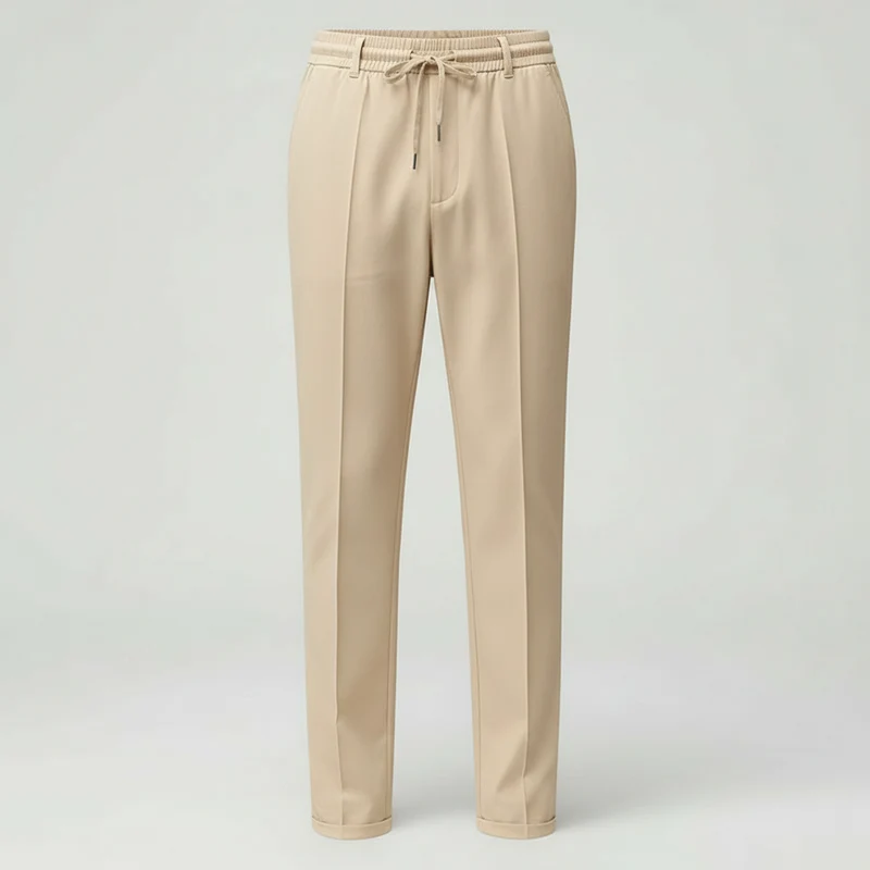 Herren Hose | gerade Passform mit elastischem Bund