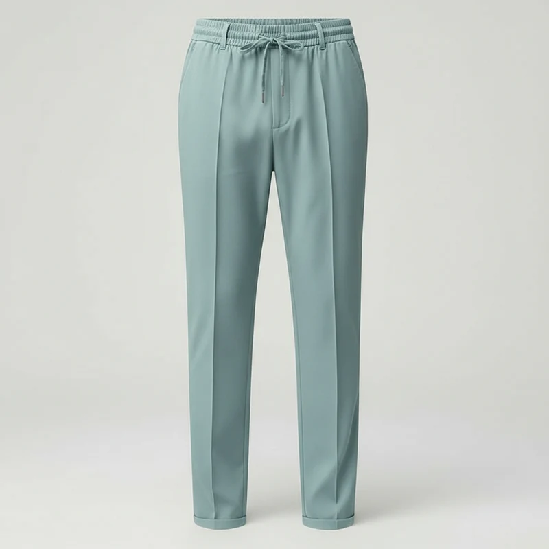 Herren Hose | gerade Passform mit elastischem Bund