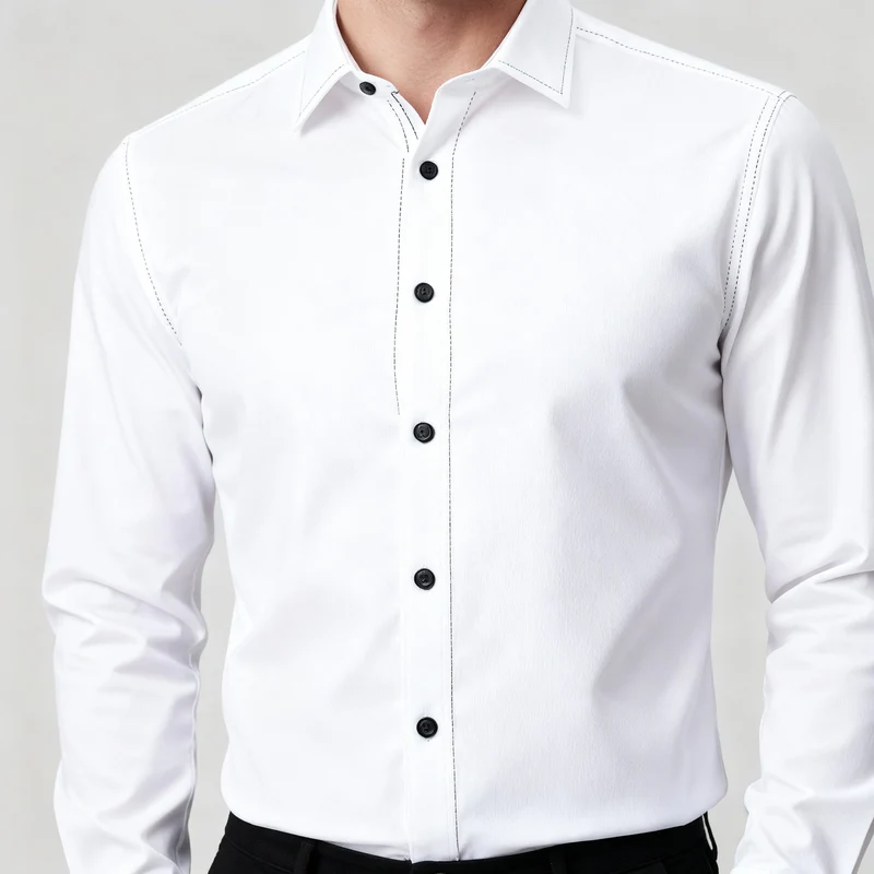 Herren Hemd | Slim Fit mit klarer Knopfleiste
