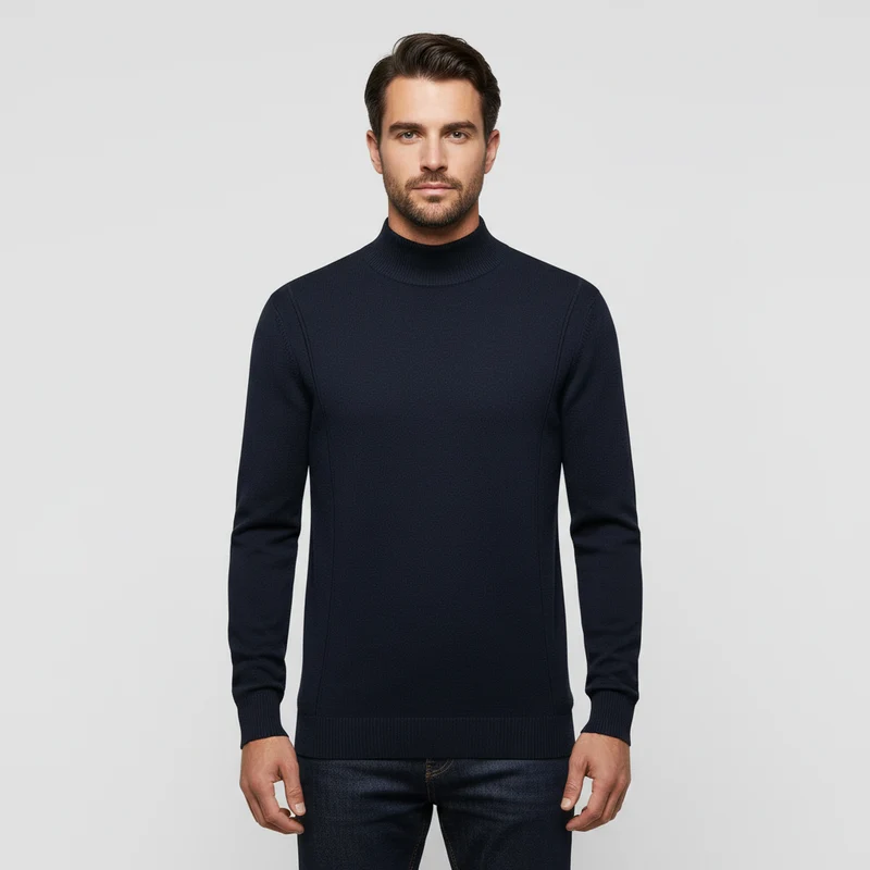 Herren Pullover | klassisch geschnitten mit Rundhalsausschnitt