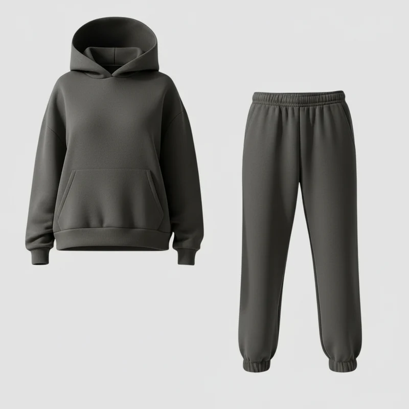 Damen Set | Oberteil mit Rundhals und passende Hose