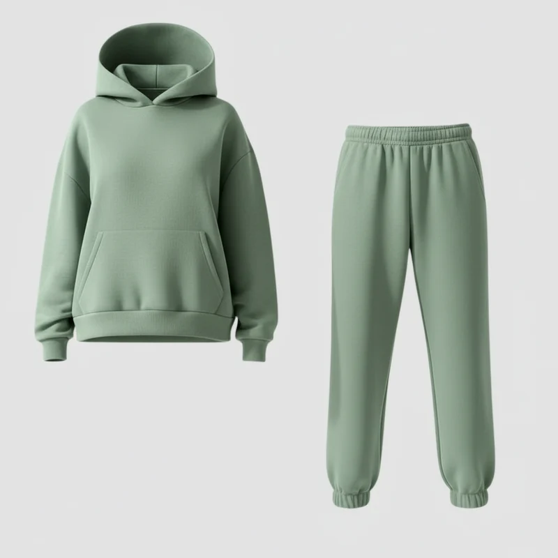 Damen Set | Oberteil mit Rundhals und passende Hose
