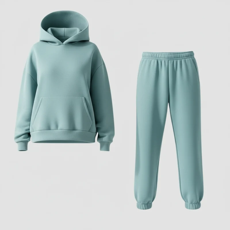 Damen Set | Oberteil mit Rundhals und passende Hose