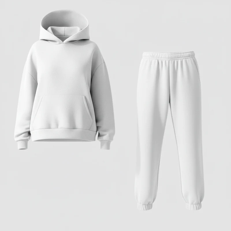 Damen Set | Oberteil mit Rundhals und passende Hose