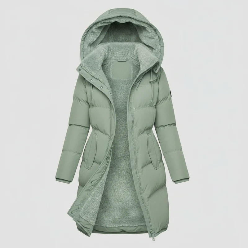 Damen Jacke | gesteppte Form mit durchgehendem Frontverschluss